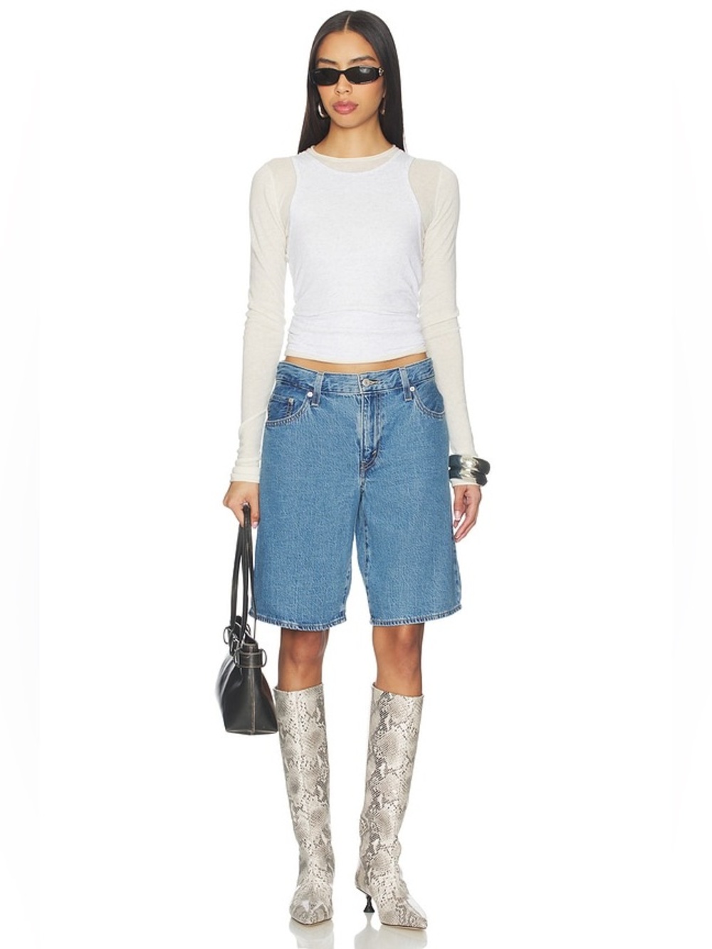 Levi's Baggy Dad Jort mid rise